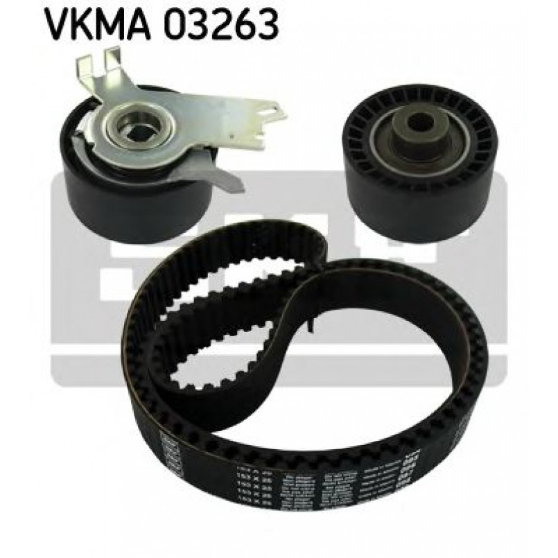 VKMA 03263 SKF Комплект ГРМ (ремінь + ролик)